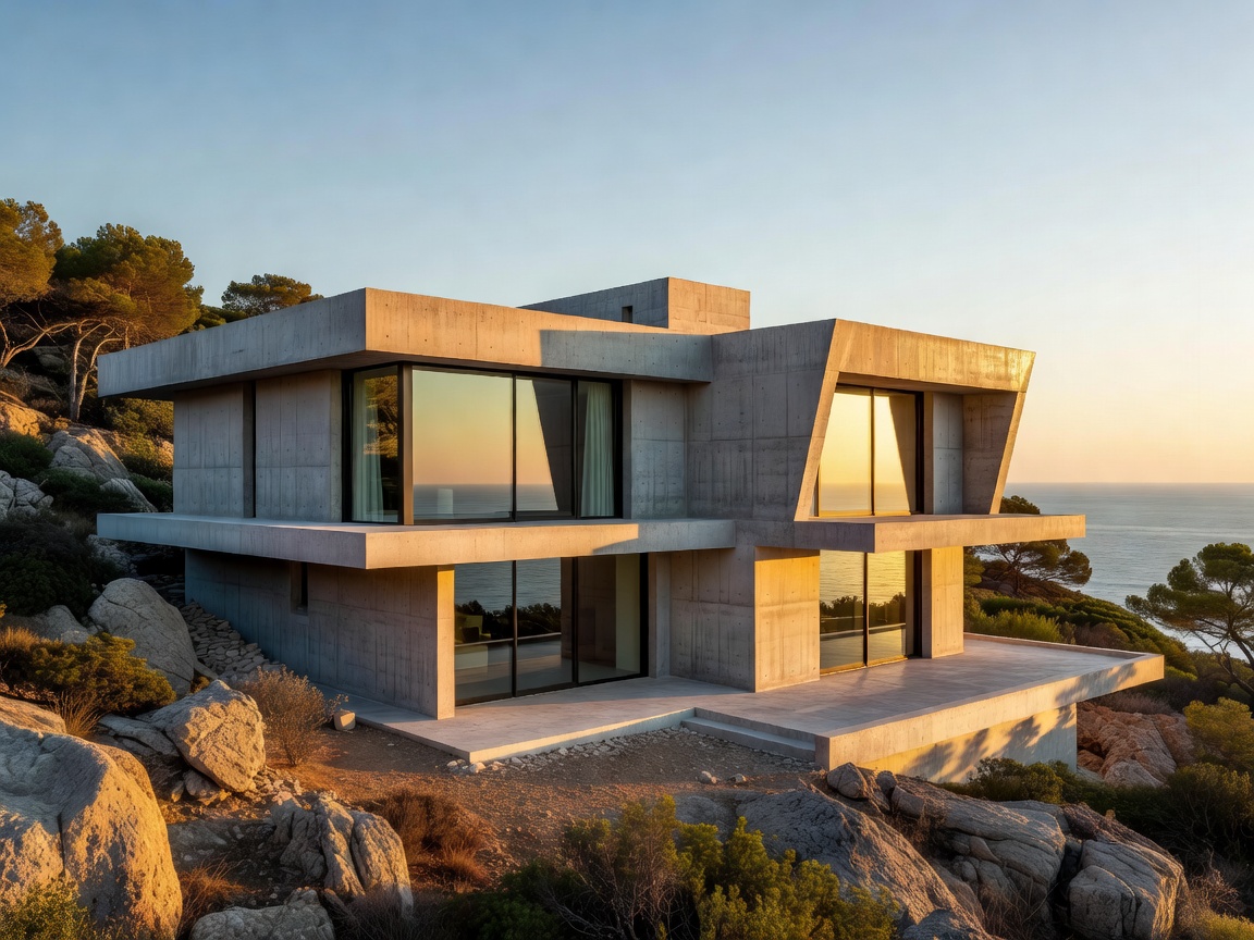 Casa Tramuntana cliffside architecture in Begur Costa Brava
